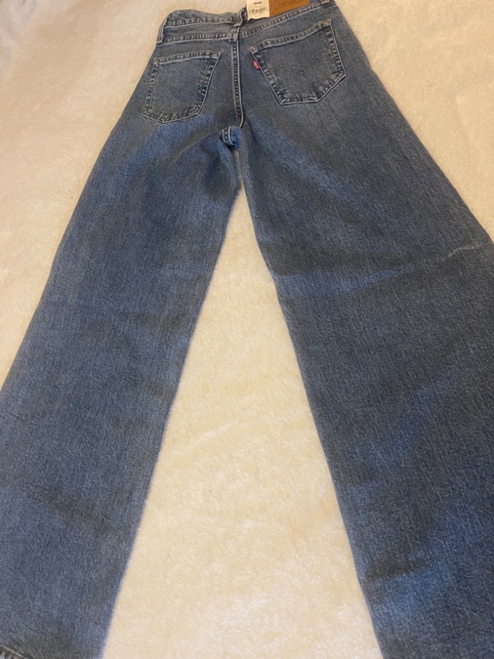 Levi’s 728 High Rise Wide Leg Jeans Size 25 (25x32) NWT Premium Denim - Picture 8 of 10